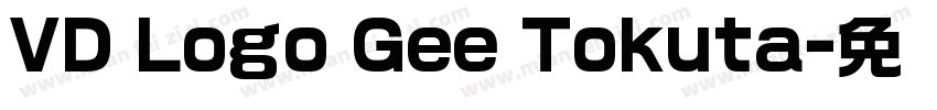 VD Logo Gee Tokuta字体转换